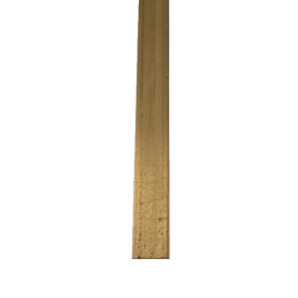 Plat laiton massif méplat brut usinable CUZN40PB2 – Longueur 1000 mm