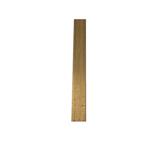 Plat laiton massif méplat brut usinable CUZN40PB2 – Longueur 1000 mm