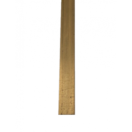 Plat laiton massif méplat brut usinable CUZN40PB2 – Longueur 1000 mm