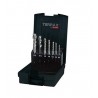 Coffret tarauds machine Terrax DIN 376 – Filetage trous borgnes M3 à M12