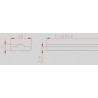 BARRE ACIER LAMINÉE MOULURÉE – FER FORGÉ DÉCORATIF – LONGUEUR 1 M À 2 M
