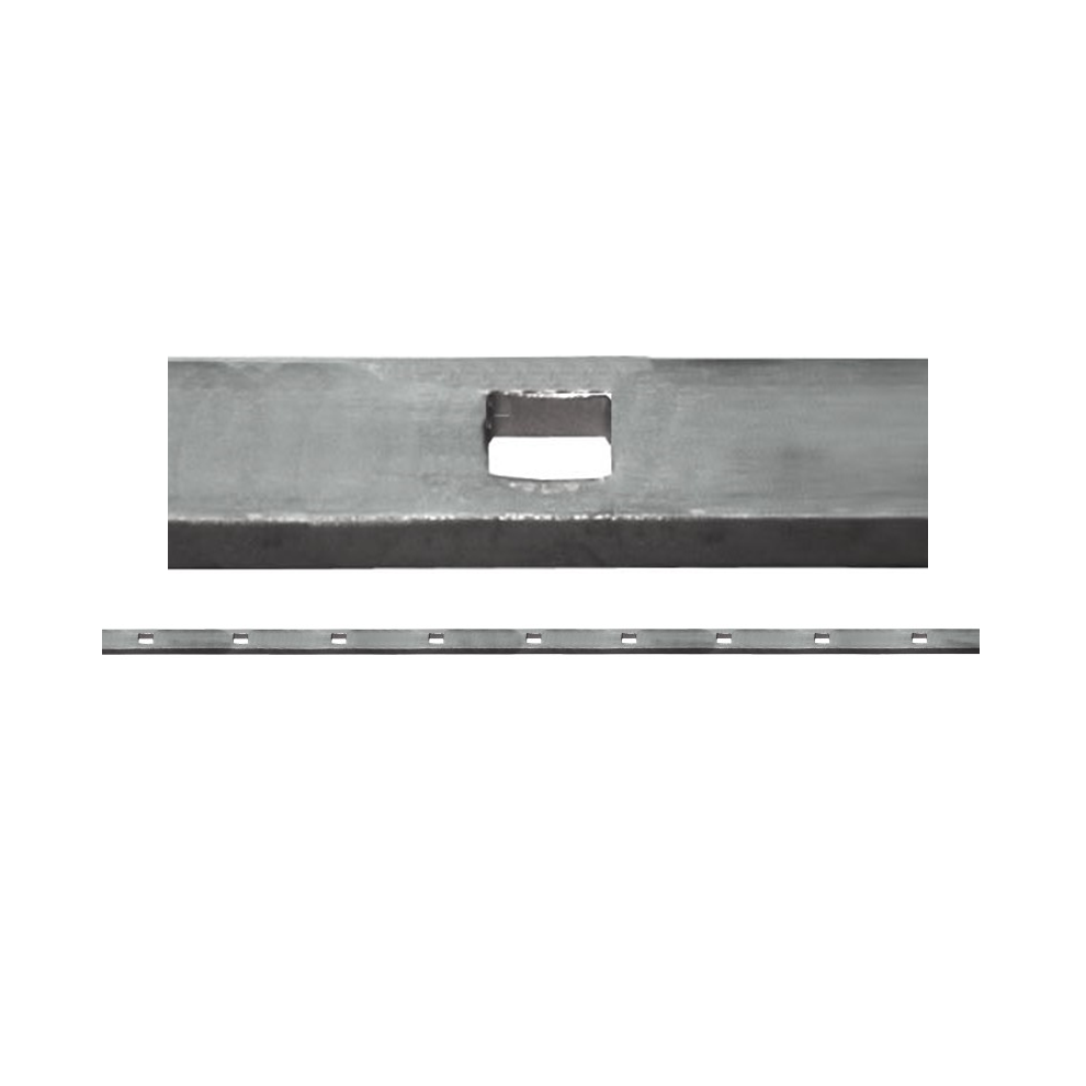 Traverse en fer plat pour barreaux carrés de 14 à 20 mm — free download
