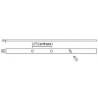 BARRE À TROUS RONDS EN FER PLAT – POUR BARREAUX Ø12 À Ø20 MM – LONGUEUR 500 À 2000 MM