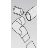 Tube rond inox brossé pour main courante – Ø42.4, Ø48.3, Ø60.3 mm