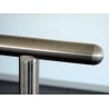 Tube rond inox brossé pour main courante – Ø42.4, Ø48.3, Ø60.3 mm
