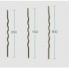 BARREAU EN FER FORGÉ À VAGUES – ROND Ø12 MM – HAUTEUR 850 À 1100 MM