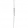 Poteau départ rampe acier forgé – carré torsadé – H1200 mm