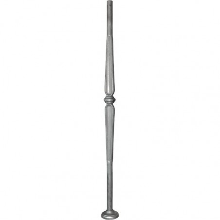 Poteau de départ pour rampe en fer forgé Soizic – Élégance et robustesse