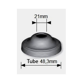 COUVRE POTEAU ROND TUBE DIAMÈTRE 20 A 35 TÔLE ACIER M0231