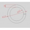 CERCLE FER FORGÉ CARRÉ Ø110 EN ACIER SOUDABLE