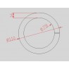 CERCLE FER FORGÉ CARRÉ Ø110 EN ACIER SOUDABLE