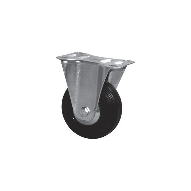 ROULETTE FIXE MANUTENTION BANDAGE CAOUTCHOUC ø50 A 100