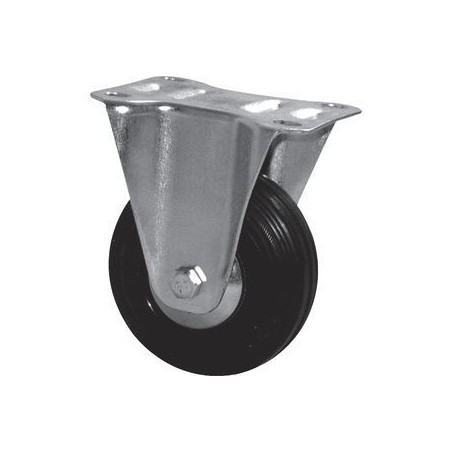 ROULETTE FIXE MANUTENTION BANDAGE CAOUTCHOUC ø50 A 100