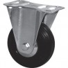 ROULETTE FIXE MANUTENTION BANDAGE CAOUTCHOUC ø50 A 100