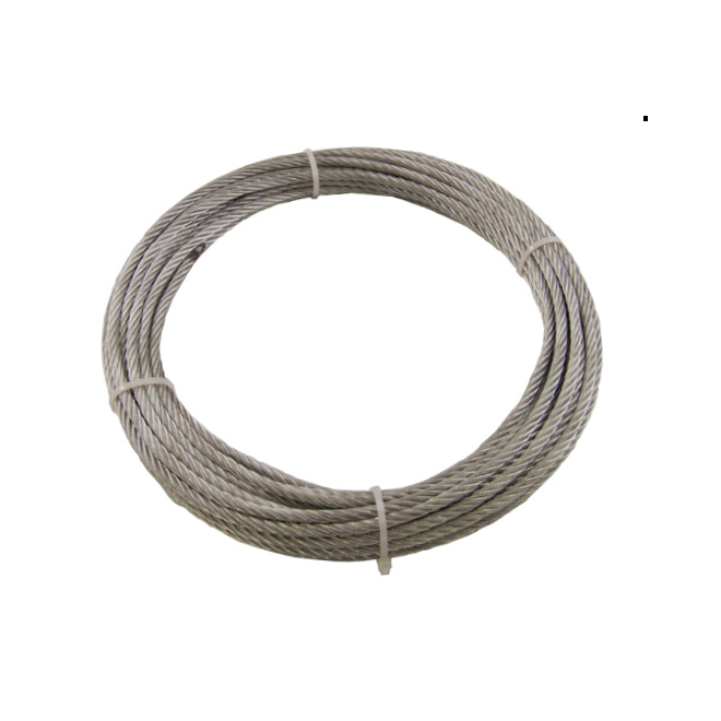 CÂBLE GALVANISÉ GAINÉ PVC TRANSPARENT – 7X7