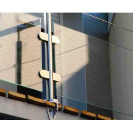 PINCE À VERRE 8,76 MM – INOX 316 OU ZAMAC – SUPPORT PLAT OU TUBE Ø42,4