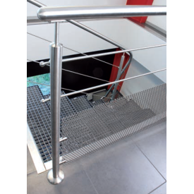 PINCE INOX TOLE 1,5 A 4 MM - FIXATION SUR TUBE