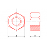 ÉCROU HEXAGONAL INOX A2 OU A4 – DIN 934