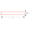 BARRE D'ACIER GENRE STUB 100C6 – USAGE MÉCANIQUE