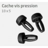 CACHE VIS PRESSION Ø5 EN PEBD NOIR – POUR VIS M5 TYPE STHC
