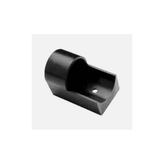 EMBOUTS PLANS STABILISATION POUR TUBE ROND Ø30 MM - PEBD NOIR