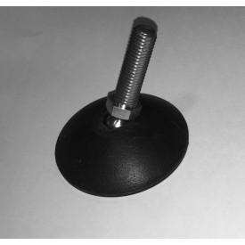 VÉRIN ROTULE ø60 TIGE FILETÉE ACIER ZINGUÉ NOIR M10 M8082