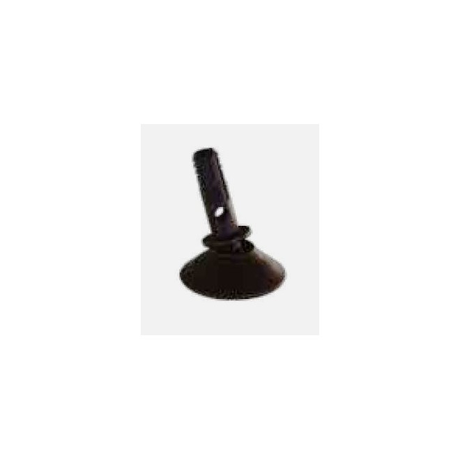 PIED NIVELEUR ROTULE AXE POLYAMIDE PEHD NOIR Ø8,5 M8083