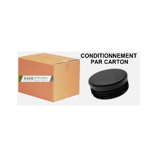 CARTON EMBOUTS TUBE RENTRANT ROND PATIN ÉPAIS PEBD M8104