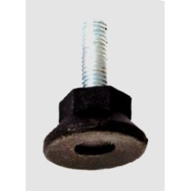 Vérin à vis noir fileté M6/M8 – Tige 40 mm – Pour embouts carrés ou ronds