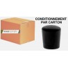 Embout caoutchouc rond noir ou blanc – obturation tube Ø3 à 60 mm