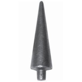 FER DE LANCE CONIQUE POINTE ACIER FORGÉ ROND 100x27 U0009