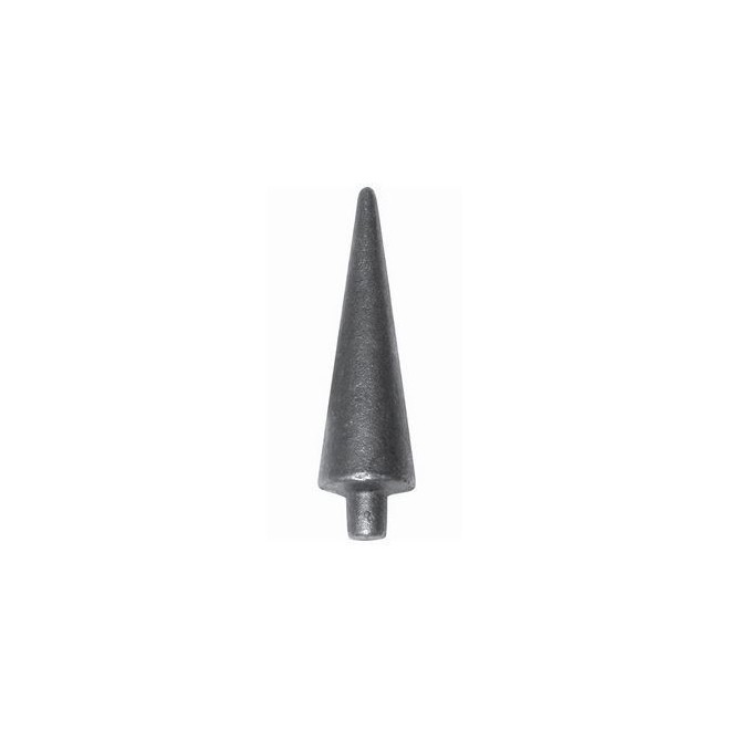 FER DE LANCE CONIQUE POINTE ACIER FORGÉ ROND 100x27 U0009