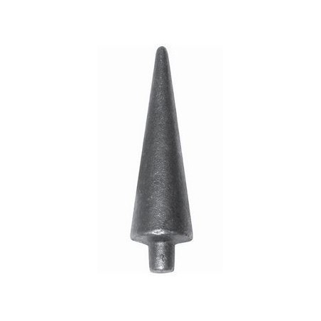 FER DE LANCE CONIQUE POINTE ACIER FORGÉ ROND 100x27 U0009