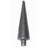 FER DE LANCE CONIQUE POINTE ACIER FORGÉ ROND 100x27 U0009