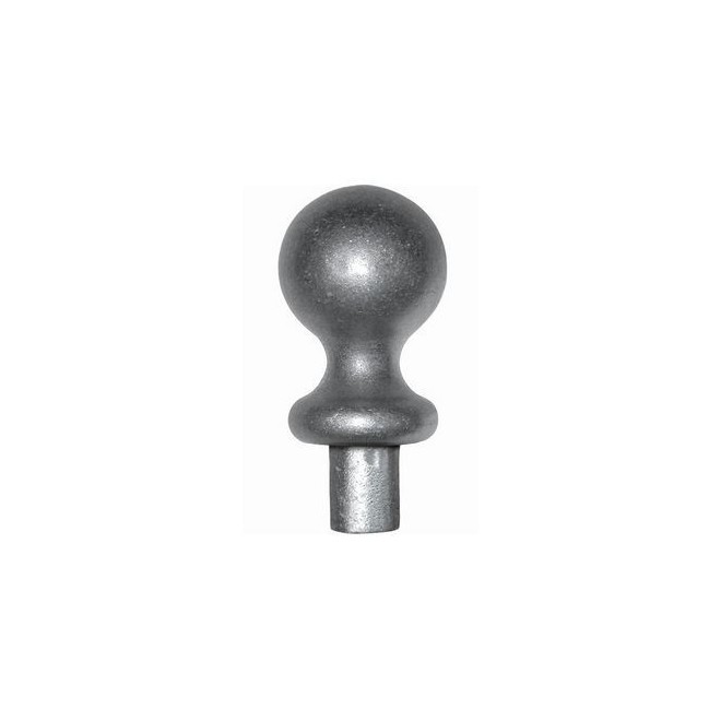 POINTE FER DE LANCE ALU BOULE RONDE Ø30 ALUMINIUM U0185