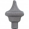 POINTE DE DIAMANT ACIER CARRÉ FORGÉ FORME ARRONDI U09279