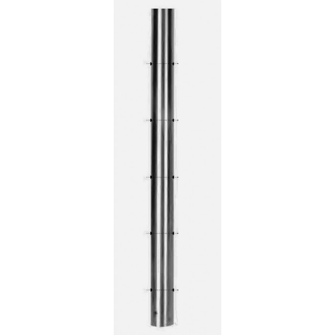 Tube inox Ø42.4 mm H970 – Inox 316 – Perçage Ø8.5 mm