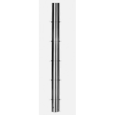 Tube inox Ø42.4 mm H970 – Inox 316 – Perçage Ø8.5 mm
