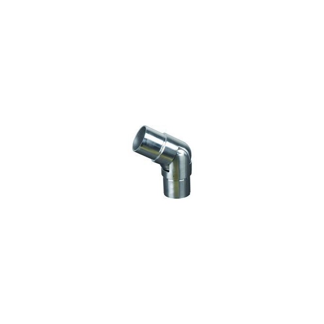 Connecteur inox 304 réglable 135° à 180° sans vis pour tube Ø42,4 mm