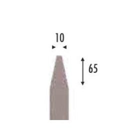 POTEAU DE DÉPART ACIER PLAT 40X12 MM – HAUTEUR 970 MM À SOUDER