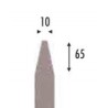 POTEAU DE DÉPART ACIER PLAT 40X12 MM – HAUTEUR 970 MM À SOUDER
