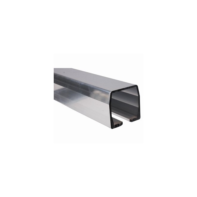 Rail en aluminium 72x72mm pour portails autoportants jusqu’à 4,5 mètres