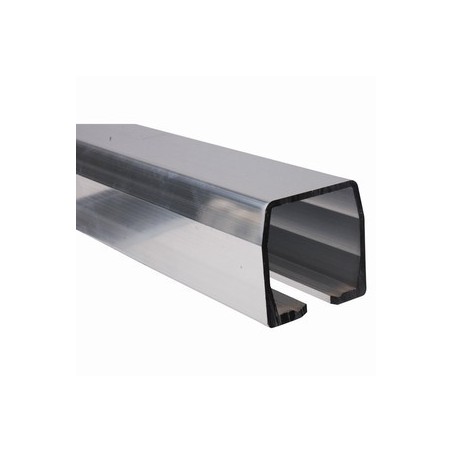 Rail en aluminium 72x72mm pour portails autoportants jusqu’à 4,5 mètres