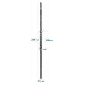 POTEAU DE DÉPART FER FORGÉ