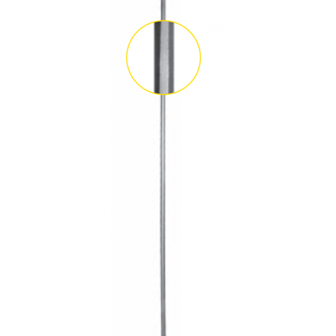 Barreau acier forgé Ø12 mm – À facettes, grenaillé, hauteur 1000 mm