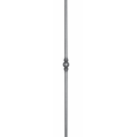 Barreau droit acier forgé calibré - lisse Ø14 mm – Hauteur 1000 mm
