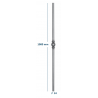 BARREAU FORGÉ CALIBRÉ ÉBÉNISTE – ACIER Ø14 MM – LONGUEUR 1000 MM