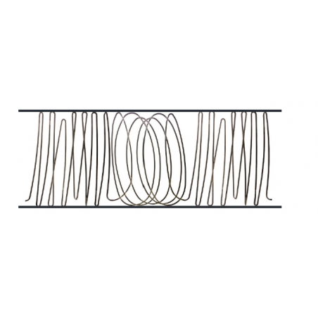 Panneau décoratif électique en acier – 950 mm – carré 12x12 – largeur 465 à 850 mm