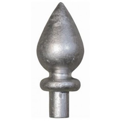 pointe fer de lance aluminium ogive goutte eau M0324
