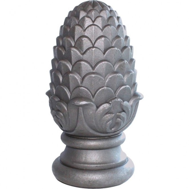 POMME DE PIN ACIER FONTE BRUT OU ZINGUÉ FILETAGE M0369